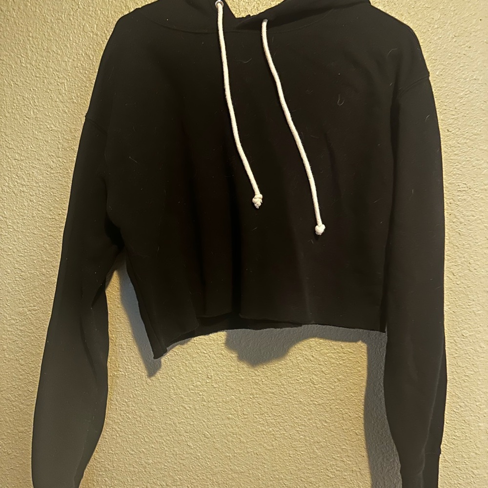 Wild Fable Black Cropped Hoodie